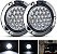 Luz de Ré Redonda para Reboque de 4 da Nilight 2 Peças LED Branco 24 de Aço Inoxidável Cromado à Prova d'Água de Ré de Backup para Caminhão Van Caminhão Caravana Barco, Garant - Imagem 1