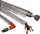 Proteção Suprema de Alta Temperatura: Design Engineering 010403B50 Heat Sheath 3/4 I.D. x 50ft Aluminized Sleeving - Imagem 3