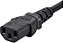 Cabo de Extensão Monoprice - IEC 60320 C14 para IEC 60320 C13, 10 Amp, 3 Pinos, 6 Unidades, 18AWG, 6 Pés, Preto - Imagem 3