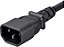Cabo de Extensão Monoprice - IEC 60320 C14 para IEC 60320 C13, 10 Amp, 3 Pinos, 6 Unidades, 18AWG, 6 Pés, Preto - Imagem 4