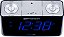 Relógio despertador Emerson Smartset Radio, Display Digital de LED azul de 1,4, Porta de carregamento USB, Controles de intensidade da luz, Conectividade Bluetooth, Alarme ajustável para rádio, música ou buzzer, Relóg - Imagem 3