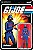 G.I. Joe Reação Onda 4 - Tropa Feminina da Cobra Cabelo Curto Preto (Rosa) - Imagem 1