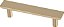 Puxador de gaveta chanfrado simples Franklin Brass, Champagne Bronze, 3 pol (76mm), 10 unidades, P40844K-CZ-B1 - Imagem 1