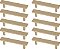 Puxador de gaveta chanfrado simples Franklin Brass, Champagne Bronze, 3 pol (76mm), 10 unidades, P40844K-CZ-B1 - Imagem 5