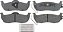 ACDelco Silver 14D1041CH Conjunto de pastilhas de freio traseiro cerâmico - Imagem 1