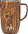 Caneca de viagem de aço inoxidável S'well com alça - 16oz - Teakwood - Recipiente triplo isolado a vácuo projetado para manter as bebidas geladas por 10 horas e quentes por 3 - Garra - Imagem 1
