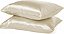Jogo de Lençol de Cetim Macio Satin Radiance para Cama de Solteiro de Bolso Profundo, em Cetim de Seda Macia, Fronha de Cetim, Durável e Respirável, Marrom, 3 Peças - Imagem 4