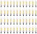 Lâmpada LED Sigalux E12 com base em formato de candelabro, regulável, lâmpadas LED para lustres, lâmpadas LED equivalentes a 60 watts, formato B10, luz branca suave de 2700K, l - Imagem 1