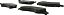 Conjunto de pastilhas de freio de disco premium Cerâmica Posi Quiet Centric 105.08220 para modelos select Scion e Toyota anos - Imagem 2