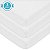American Baby Company 3 Pack Fitted Mini Crib Sheet 24 x 38, Soft Breathable Neutral 100% Cotton Jersey Portable Sheet, White, for Boys and Girls, Fits Most Pack N Play Mattresses
Companhia Americana de Bebês Conjunto com - Imagem 5