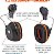 Protetores auriculares montados Ergodyne NRR 26dB, cinza, aba completa. - Imagem 4