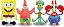 Bend-EMS - Bob Esponja - Os Originais Bonecos Articuláveis Dobráveis dos anos 90 estão de volta! Ótimos presentes de aniversário para crianças, meninos e meninas. - Imagem 1