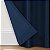 Cortina de janela moderna Eclipse Fresno Blackout Térmica com bolso de haste para quarto (1 painel), 52 pol x 108 pol, Azul Escuro. - Imagem 4