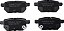 Kit de Pastilhas de Freio Traseiras de Cerâmica Posi TRQ para Toyota Corolla 2009-2018 / Toyota Matrix 2009-2013 / Scion tC 2011-2016 / Pontiac Vibe 2009-2010 - Imagem 3