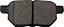 Kit de Pastilhas de Freio Traseiras de Cerâmica Posi TRQ para Toyota Corolla 2009-2018 / Toyota Matrix 2009-2013 / Scion tC 2011-2016 / Pontiac Vibe 2009-2010 - Imagem 5