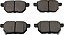 Kit de Pastilhas de Freio Traseiras de Cerâmica Posi TRQ para Toyota Corolla 2009-2018 / Toyota Matrix 2009-2013 / Scion tC 2011-2016 / Pontiac Vibe 2009-2010 - Imagem 4