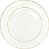 Pratos de Borda Dourada Orgânicos Martelados Blue Sky - Combo de 7 e 10, 32 unidades | Descartáveis Elegantes, Design Perfeito para Festas e Eventos - Imagem 2