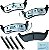 Pastilhas de freio traseiras metálicas de serviço severo Bendix Fleet Metlok para Mercury/Ford Grand Marquis 2003-2008 (MKD932FM) - Imagem 1