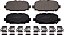 Conjunto de Pastilhas de Freio Traseiro Wagner QuickStop ZD2081 para Jeep Compass 2018. - Imagem 1