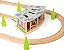 Galpão de Motor Triplo de Madeira Bigjigs Rail - Outras Grandes Marcas de Ferrovia de Madeira são Compatíveis - Imagem 2