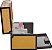 Cofre Colecionador Mattel Minecraft e Mini Figura Exclusiva, Cofre para Transportar Personagens de Videogame para Jogar, Trocar e Colecionar, Brinquedo de Ação e Batalha para Crianças de 6 An - Imagem 4