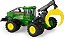 Coleção de Prestígio ERTL - Brinquedo Trator Skidder John Deere 948L-II com Garra - Escala 1:50 - Réplica Autêntica de Metal Fundido - Brinquedos Agrícolas Colecionáveis com - Imagem 1