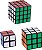 Pacote de Trio de Cubos Rubik's 2x2 Mini 3x3 4x4 Master Puzzle 3D Jogo de Alívio do Estresse e Brinquedo Fidget de Presente de Viagem para Adultos e Crianças a partir de - Imagem 1