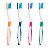 Escova de dente infantil SmileGoods Y221, 22 cerdas, cerdas extra macias, 72 escovas de dente premium embaladas individualmente, pacote a granel de cores sortidas. - Imagem 3