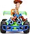 Brinquedo de Controle Remoto JADA Toys Disney Pixar Toy Story 4 Turbo Buggy com Woody, 2.4 GHz, 1:24 - Imagem 2
