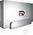 Disco Rígido Externo Fantom Drives FD 6TB 7200RPM - USB 3.2 Gen 1-5Gbps & eSATA - GForce 3 Aluminum - Prata - Compatível com Mac/Windows/PS4/Xbox - Imagem 1