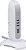 Protetor de Surtos Tripp Lite Torre 5 Tomadas 3 Portas USB Cabo de 6ft 5-15P Branco (TLP66USB) - Imagem 1