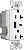 Legrand - Tomada de parede Pass & Seymour com portas USB, incluindo tomada de parede com carregador USB tipo C, branca, TR20USBAC6W, 1 unidade - Imagem 3