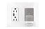 Legrand - Pass & Seymour Tomada Radiant com Portas USB, Tomada Branca com Carregador de Celular sem Fio, Tomada USB à Prova de Manuseio, RWC826USBWCCV2, 1 Unidade - Imagem 1