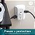 Philips Acessórios 5 Tomadas Extensor, Adaptador de Parede Aterrado, 3 Pinos, 2 USB-A, Protetor de Surto, Tomadas Espaçadas, Acesso Lateral, 560 Joules, Instalação R - Imagem 5