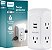 Philips Acessórios 5 Tomadas Extensor, Adaptador de Parede Aterrado, 3 Pinos, 2 USB-A, Protetor de Surto, Tomadas Espaçadas, Acesso Lateral, 560 Joules, Instalação R - Imagem 1