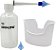 Irrigador Auricular Acu-Life, Ajuste Macio Tri-Steam com Design Alargado para Conforto, Inclui Bacia, Seringa para Ouvido e Frasco de Aperto Fácil - Imagem 1