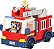 Caminhão de Bombeiros do BLUEY | Caminhão de Bombeiros, Figuras Exclusivas dos Bombeiros Bingo e Bob Bilby | Levante a Escada, Gire e Desenrole a Mangueira | Inclui Adesivos. - Imagem 1