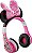 Fone de ouvido Bluetooth para crianças da Minnie Mouse, sem fio com microfone, inclui cabo auxiliar, fone de ouvido dobrável com volume reduzido para escola, casa ou viagens, rosa. - Imagem 1
