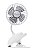 Ventilador de carrinho Dreambaby portátil recarregável por USB - com Modo Breeze - Branco - Modelo L2348 - Imagem 1