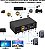 Chaveador KVM USB 3.0 HDMI para dois monitores com Display Estendido de 2 Portas, 4K 60Hz com Cabos e Áudio 922HUA-3. - Imagem 4