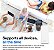 Roteador WiFi Linksys Atlas Pro 6 - Roteador AX5400 WiFi 6 - Sistema de WiFi Mesh de Banda Dupla - Roteadores WiFi 6 Mesh - Roteador Wireless Mesh WiFi - Conecta mais de 30 dispositivos, 2.700 - Imagem 3