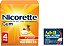 Chicletes de Nicotina Nicorette 4mg para Parar de Fumar - Ajuda com Sabor de Frutas Geladas, 1 Pacote, 160 Unidades, Mais Comprimidos Revestidos Advil Dual Action com Acetaminofeno, - Imagem 1