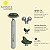 Kit de rolo vibratório facial skn by Conair Jade com 4 acessórios, incluindo Gua Sha, Refresque - Revitalize - Trate Sua Pele Para Um Contorno Completo Para Uma Indulgência Semelhante a um Spa. - Imagem 2