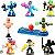 Pacote de Guerreiros Arcade Akedo Ultimate - Mini Figuras de Ação para Batalhas Exclusivas da Amazon - Imagem 1