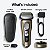 Barbeador Elétrico Braun para Homens, Aparador de Barba à Prova d'Água, Série 9 Pro 9419s, Barbear Molhado e Seco, com Aparador de Barba ProLift para Cuidados P - Imagem 2