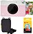 Câmera Instantânea Kodak Printomatic (Rosa) Pacote Básico + Papel Zink (20 Folhas) + Estojo Deluxe - Imagem 1