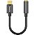 Adaptador Baseus L54 USB-C a Jack 3.5 mm- Preto (CATL54-01) - Imagem 1