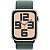 Apple Watch SE 2ª geração (2024) caixa de alumínio em starlight pulseira esportiva em loop lake green 40 mm MXEE3LL/A - Imagem 1