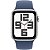Apple Watch SE 2ª geração (2024) caixa de alumínio prateada pulseira esportiva em cor demin 44 mm MXEH3LL/A M/L - Imagem 2