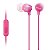 Fone de Ouvido Auricular Sony MDR-EX15AP - Rosa - Imagem 1